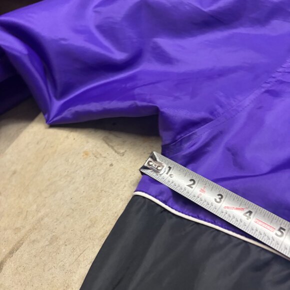 Vintage Minnesota Vikings Jacket Men XL Purple Windbreaker Pullover NFL Football - Picture 4 of 9